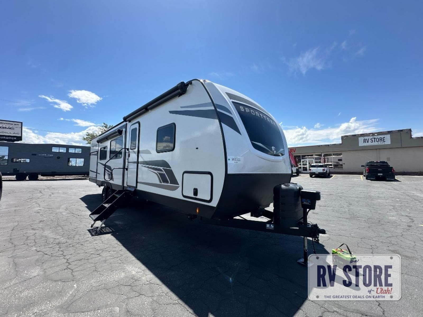2026 Venture RV SportTrek ST327VIK Travel Trailer Bunkhouse|Front Bedroom|Kitchen Island|Outdoor Entertainment|Outdoor Kitchen