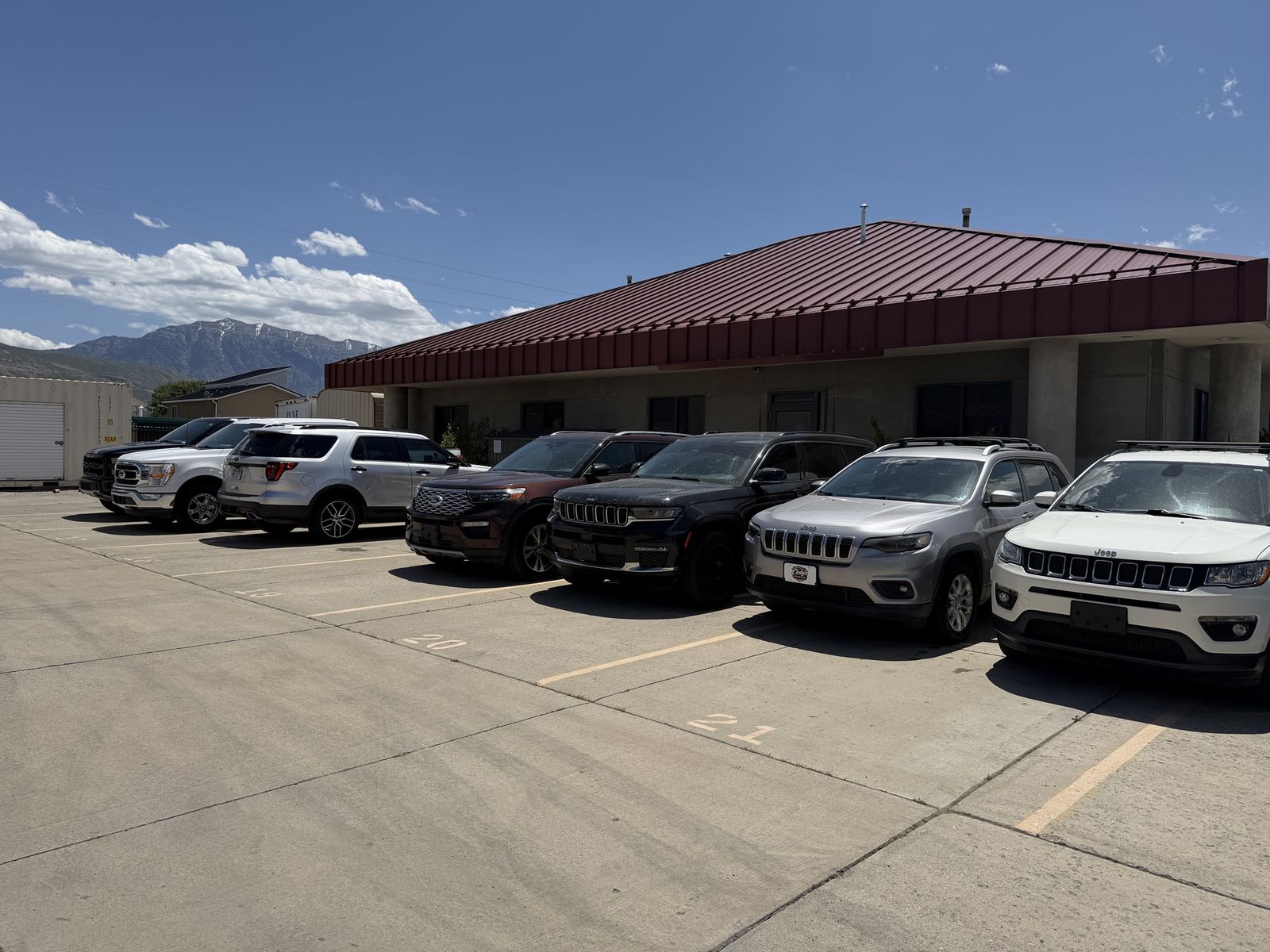Dealership lot in PG