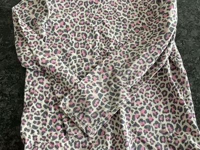365 Kids From Garanimals Leopard Print Long Sleeve Shirt Size 7