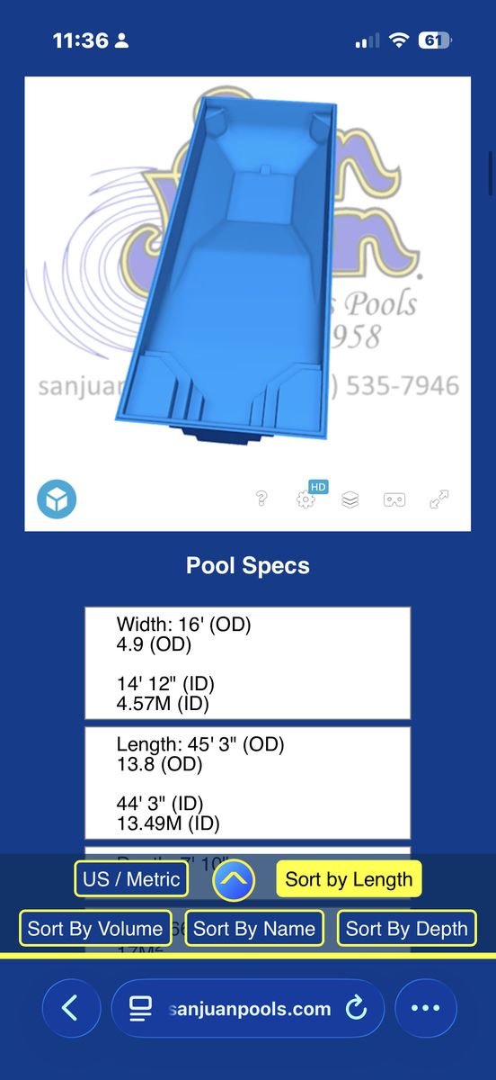 LARGE FIBERGLASS POOL FOR SALE ONLY 2 YEARS OLD