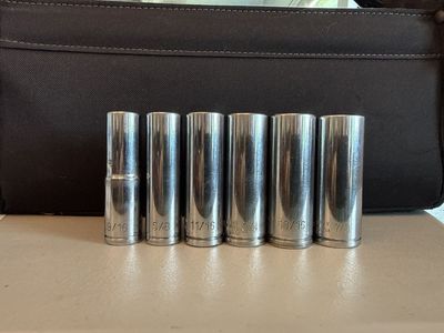 Companion 1/2" Drive Deep Sockets – 6 pc SAE Set