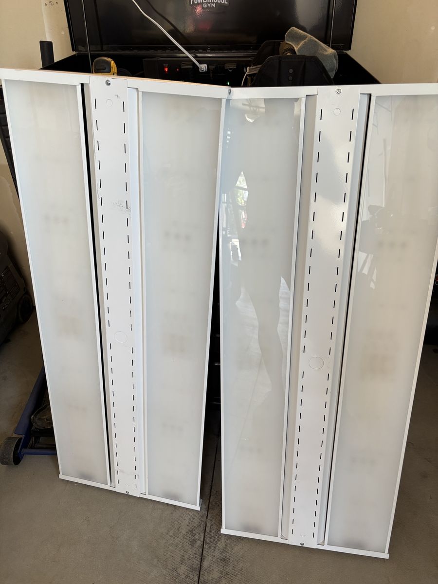 White LED 120V Multi-Strip Commercial Light Fixtures 