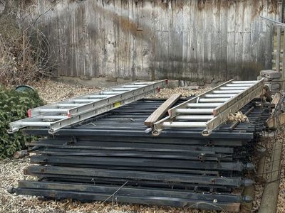 Decorative Vintage Metal Fence - Many sections