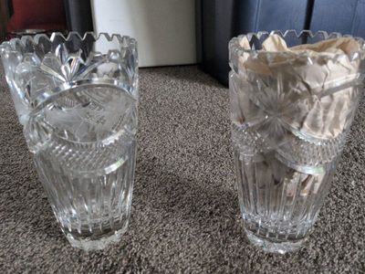 Real Crystal Flower Vase