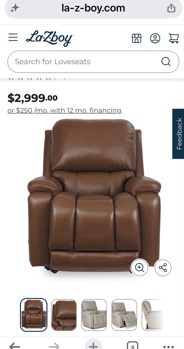 Lazyboy Greyson recliner x2
