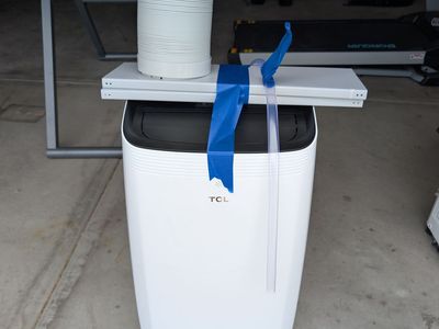TCL 10,000 BTU (DOE) Smart Portable Air Conditioner Cools 450 sq. ft. with Supplemental Heat, Dehumidifier, Remote and WiFi