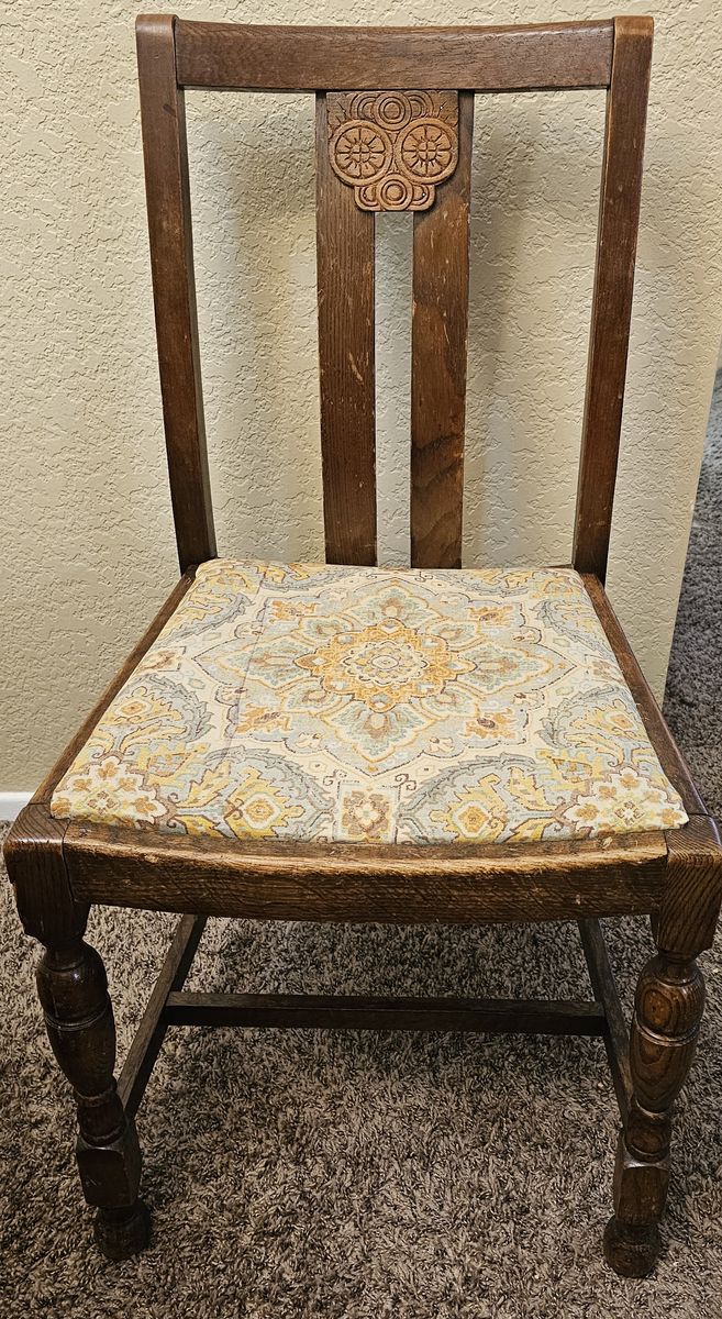 Project vintage wood chairs - set of 4