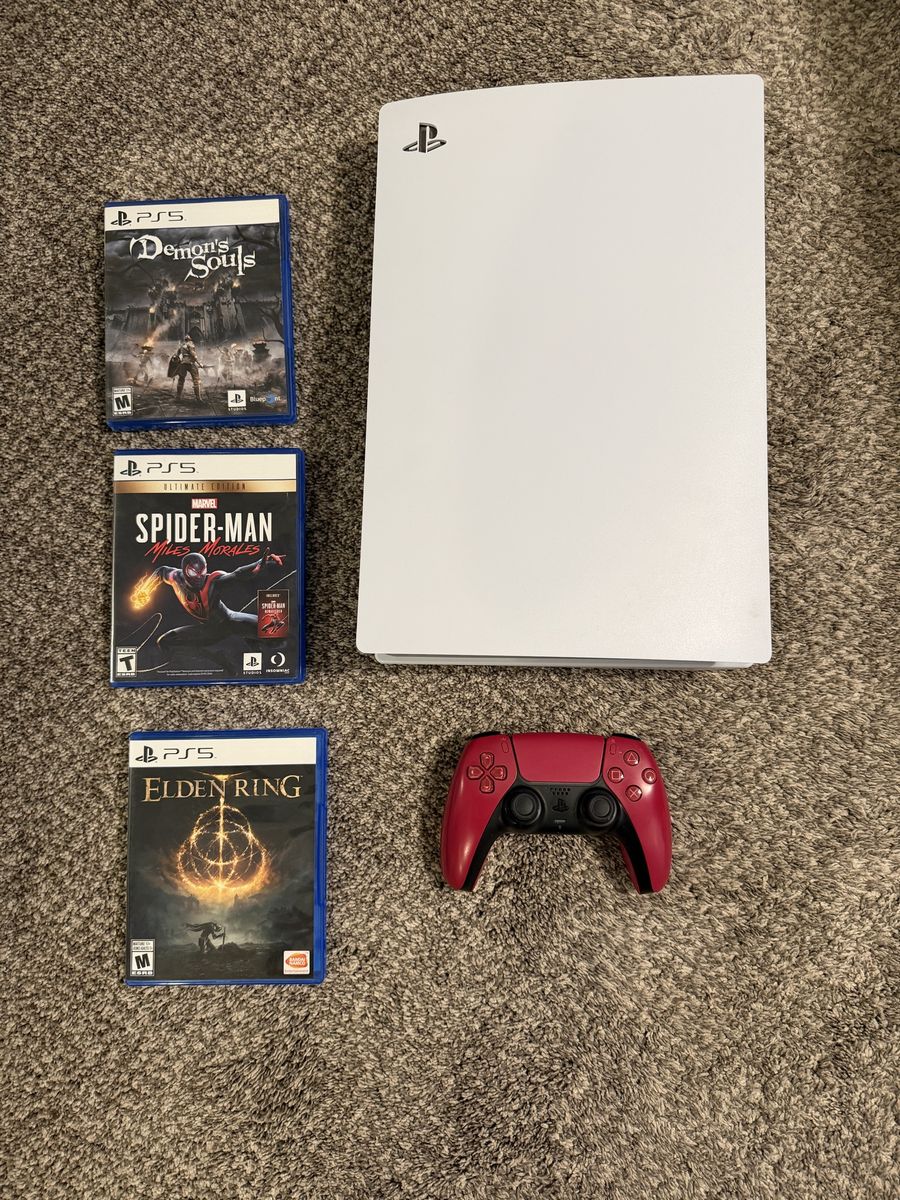 PlayStation 5, PS5 Disc Console, extra 1tb added. OBO.