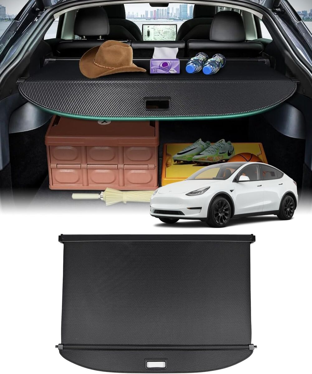 2020-2021 Tesla Model Y Retractable Trunk Cover with Install Mounts
