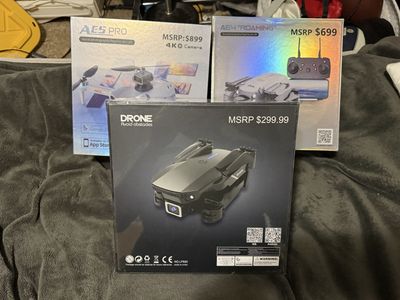 3 Brand New Camera Drones