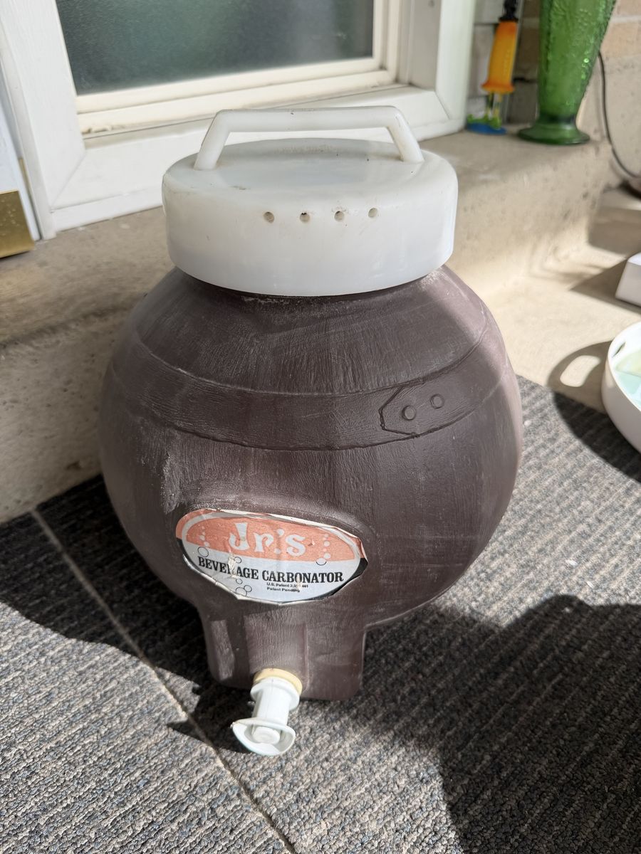 Vintage Ur's Beverage Carbonator Dispenser Barrel