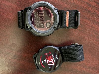 Harmon watches (Instinct 2x solar and a forerunner 165)
