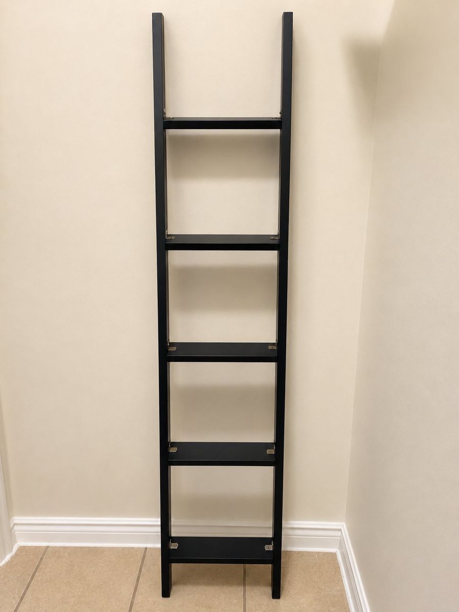 Black Wood Ladder Style