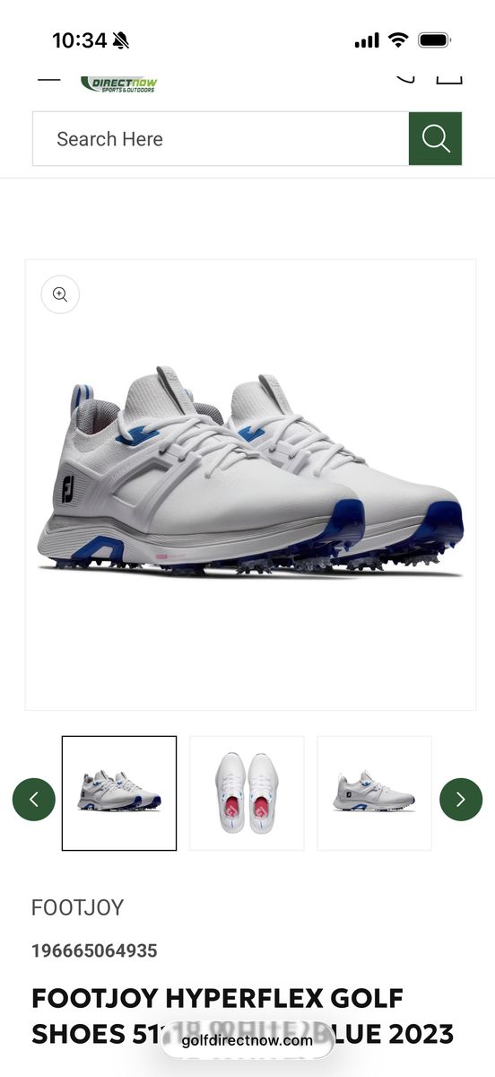 Footjoy Hyperflex Golf Shoe - 11.5 Men