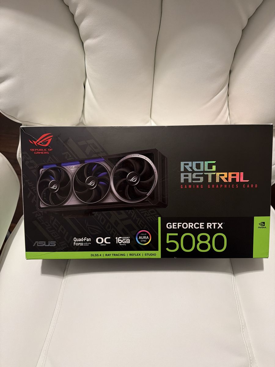 ASUS ROG Astral GeForce RTX 5080 OC Edition Gaming Graphics Card - Like New