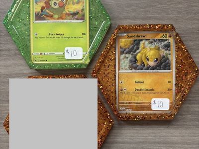 Pokémon Card Resin Coasters - $10 Each