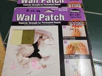 Homax Wall Patches 6"x6"