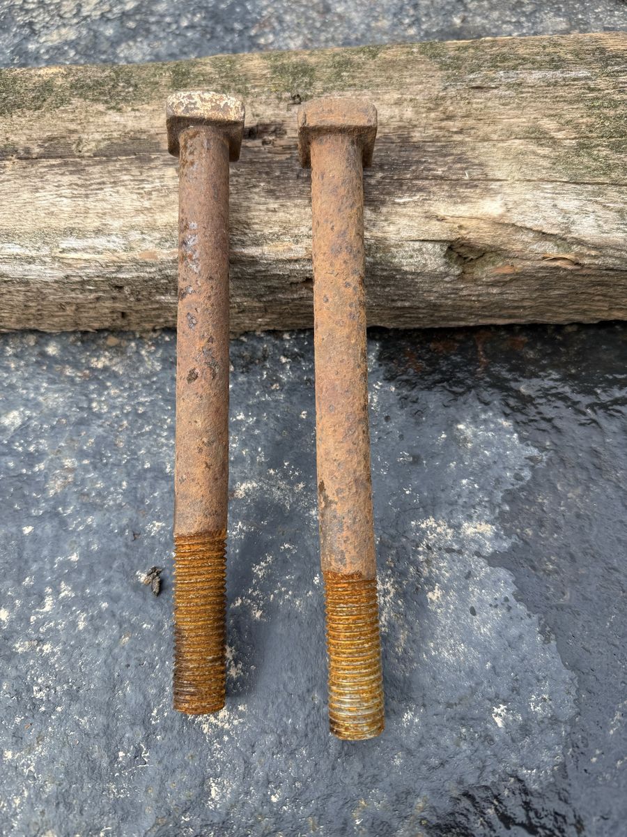 Old Square head bolts 3/4” shank
