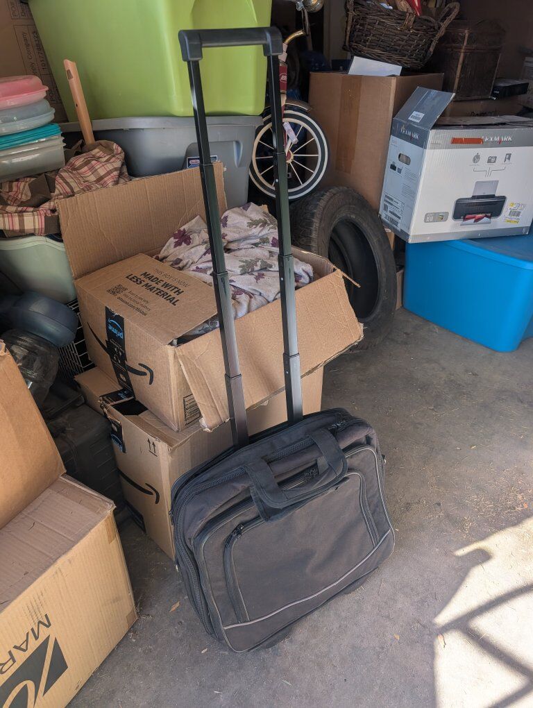 Laptop Carrying Case and Printer