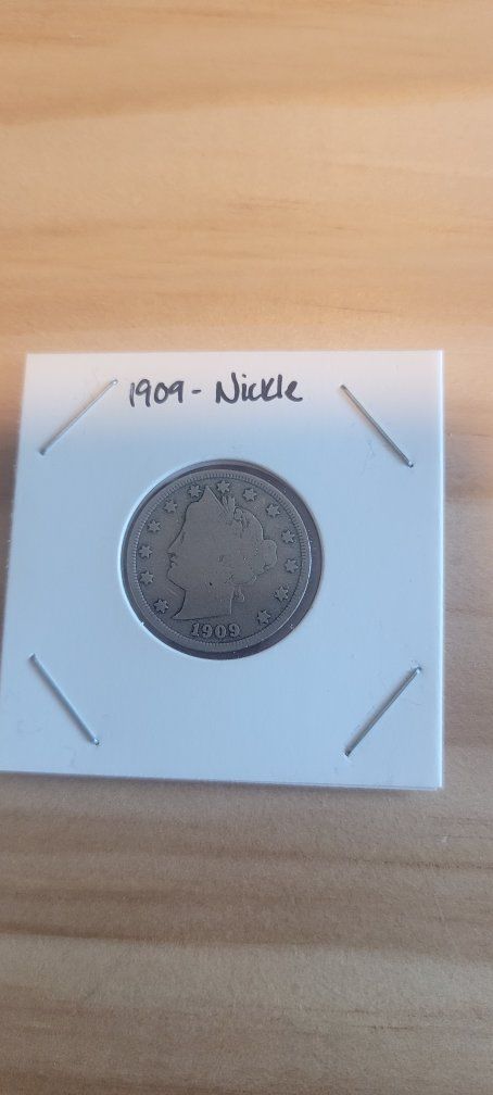 1909 Liberty V Nickel Coin - Collectible US Coinage