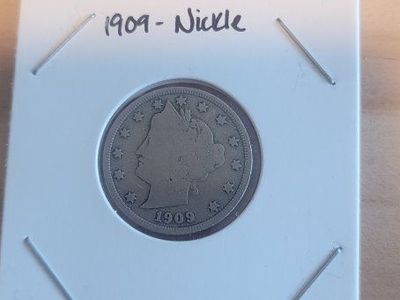 1909 Liberty V Nickel Coin - Collectible US Coinage
