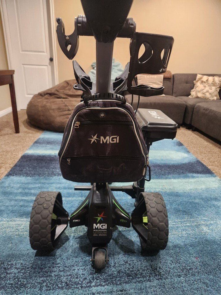 MGI X5 Electric Golf Caddy...Does NOT use a remote