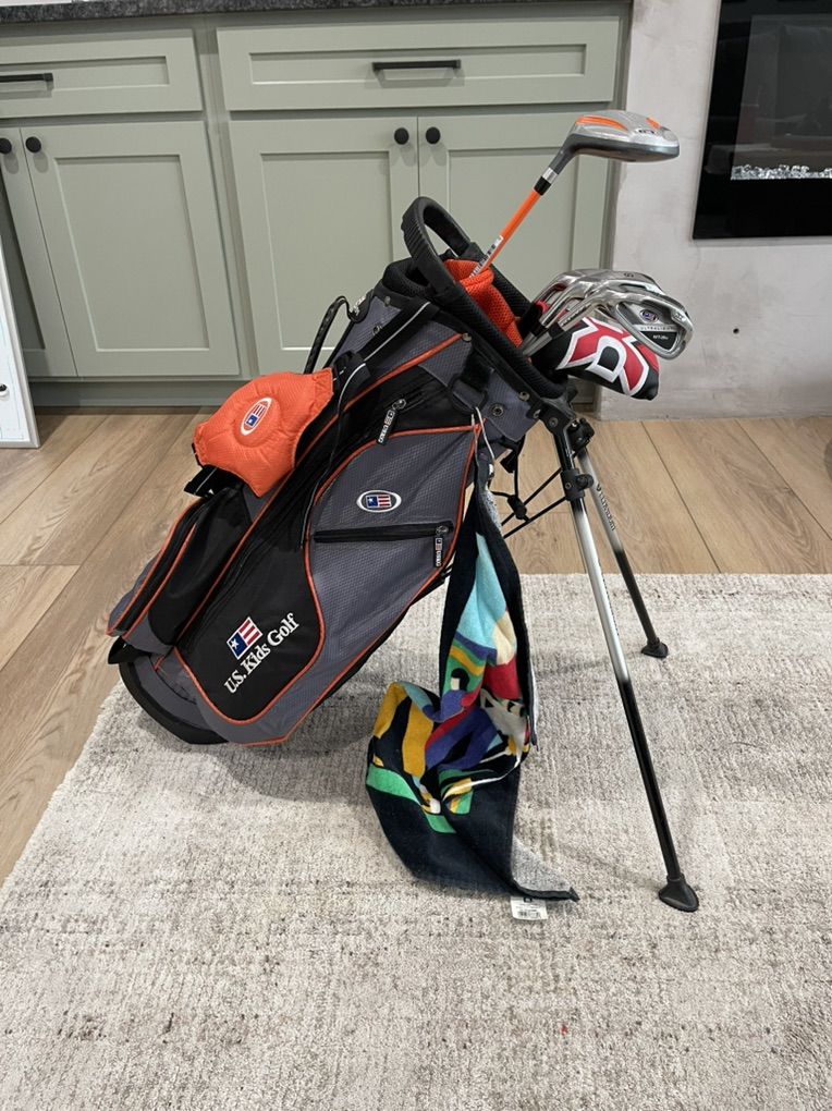 Left hand US Kids Golf. Youth, Junior, Boys, Girls