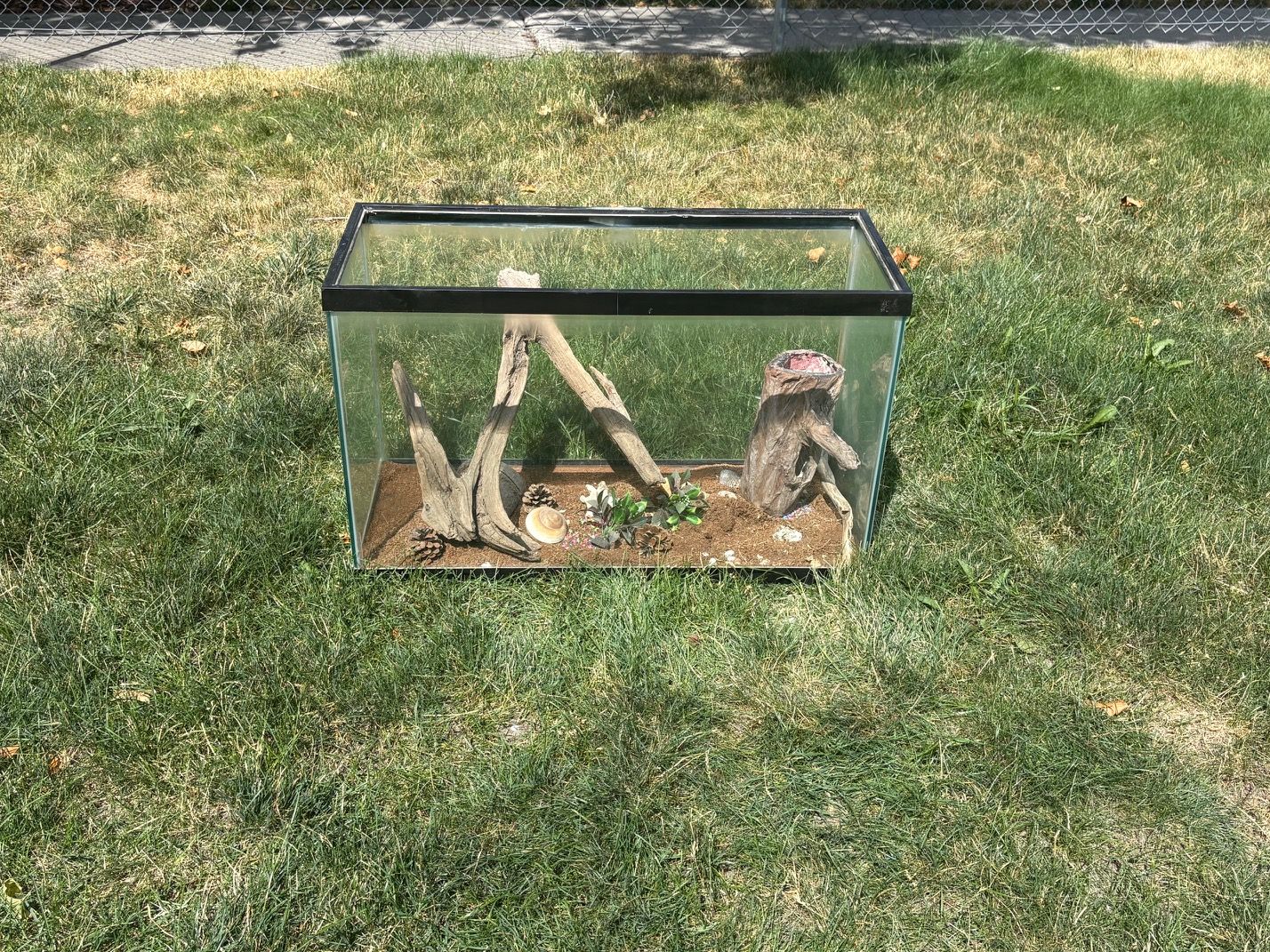 29 gallon Glass Aquarium fish tank or reptiles