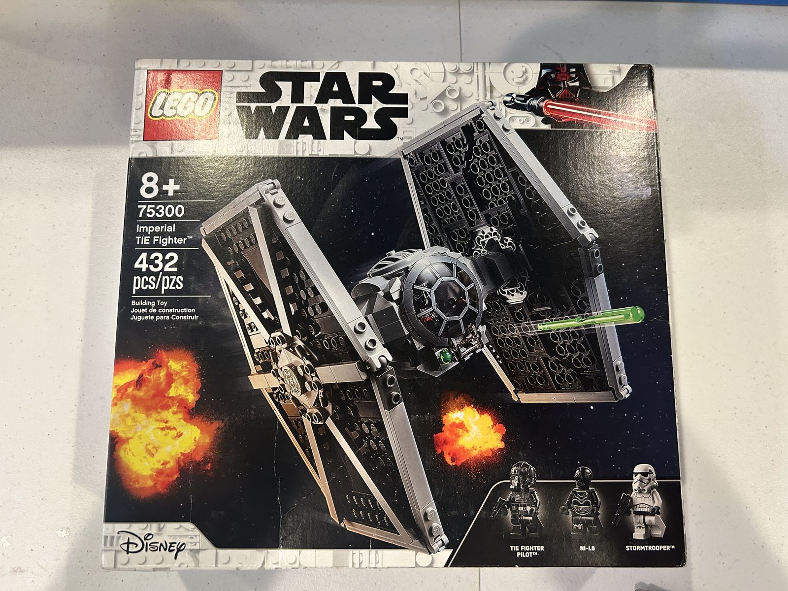 LEGO Star Wars Imperial TIE Fighter 75300 Building Toy Set 432 Pcs