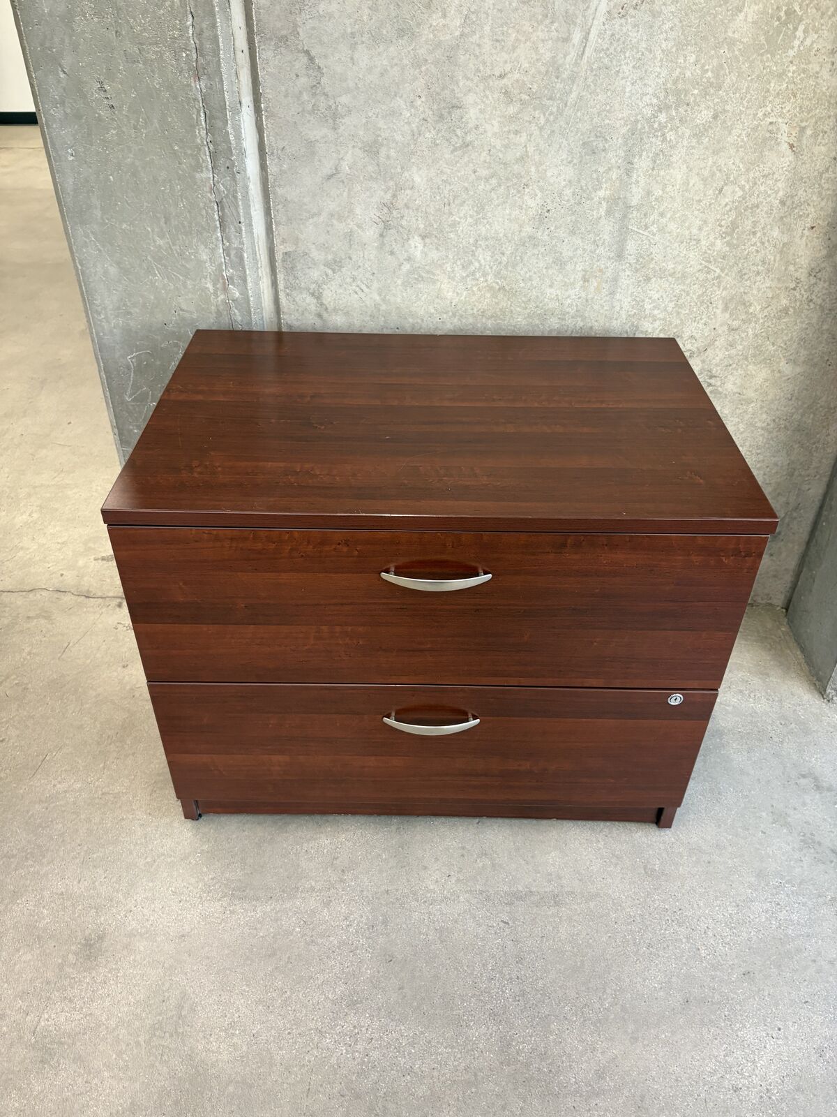 Heavy-Duty 2-Drawer Wood File Cabinet / Storage Cabinet