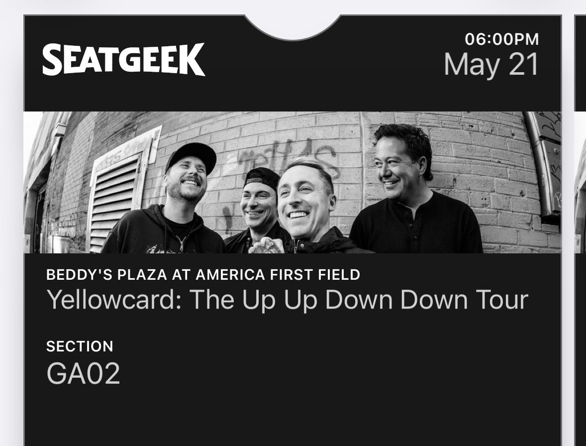 Yellowcard Concert Tickets
