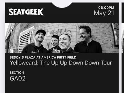 Yellowcard Concert Tickets