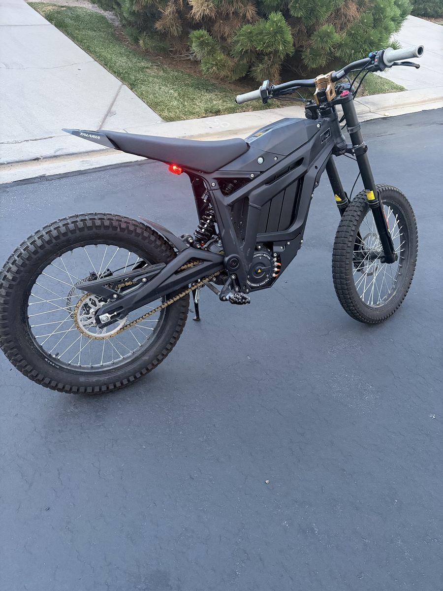 Talaria Sting Electric Dirt Bike Black Off-Road E-Moto