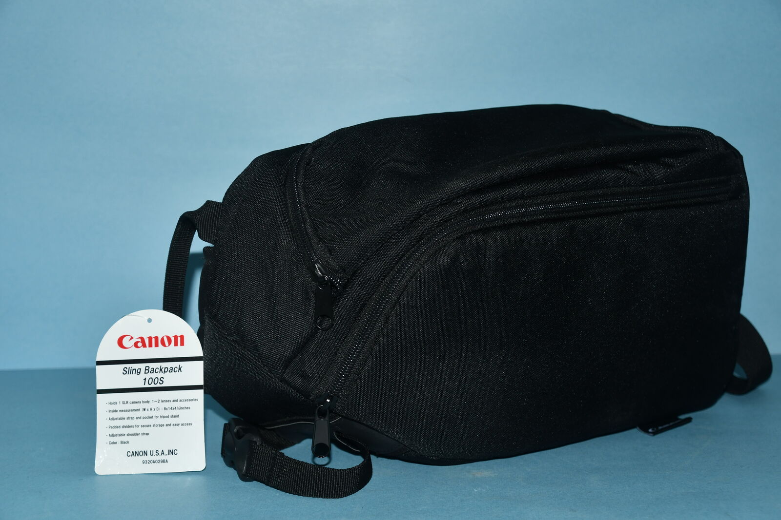 NWT CANON SLING BACKPACK ~ PADDED, ADJUSTABLE SHOULDER STRAP ~ 2 ZIPPERED COMPARTMENTS ~ NICE!