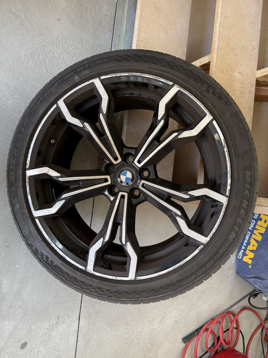 OEM BMW X4M Competition 21" Staggered Wheels & Michelin Pilot Sport All Season 4 Tires