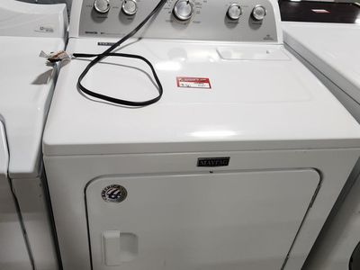 Maytag Bravos X Quiet Series 6.7 Cu. Ft. White Gas Dryer - Excellent Condition
