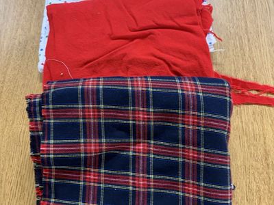 Flannel Fabric Lot for Sewing Crafting DIY