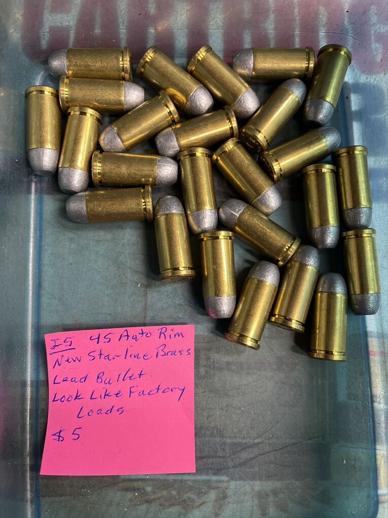 45 Auto Rim Ammo.