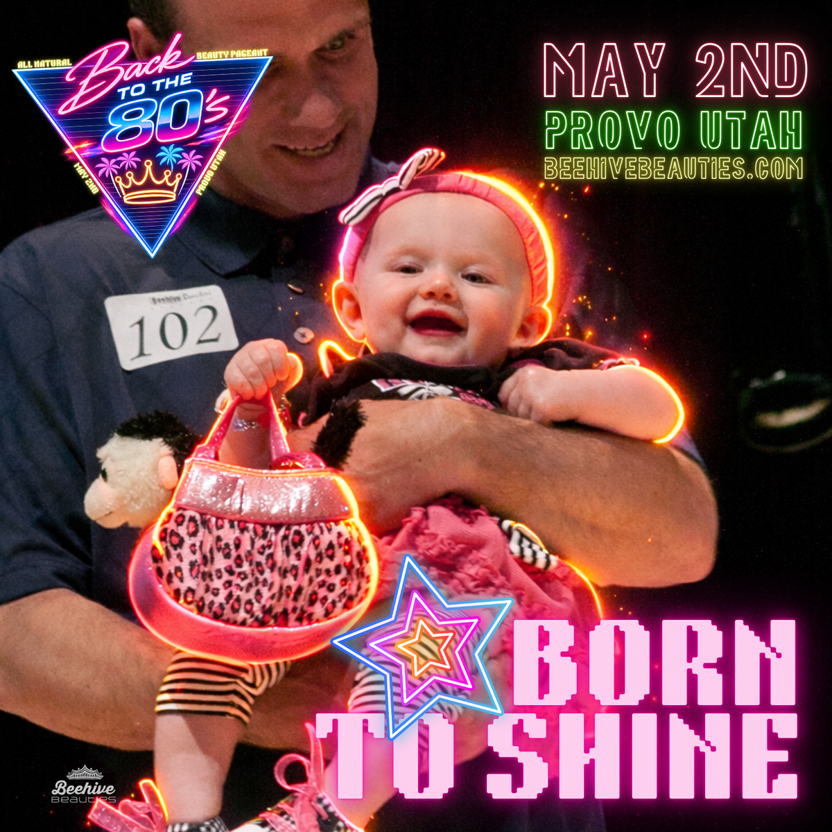 TOTALLY RAD: All Natural, No Makeup Beauty Pageant! (Newborn-17)