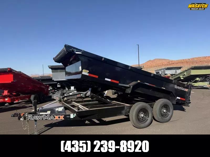 2026 RawMaxx 7X14 14K PKX Dump Trailer