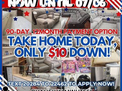 Find your perfect setup and save today! New, Like-New, & Pre-owned SECTIONALS SOFAS
RECLINERS BEDS MATTRESS And More!