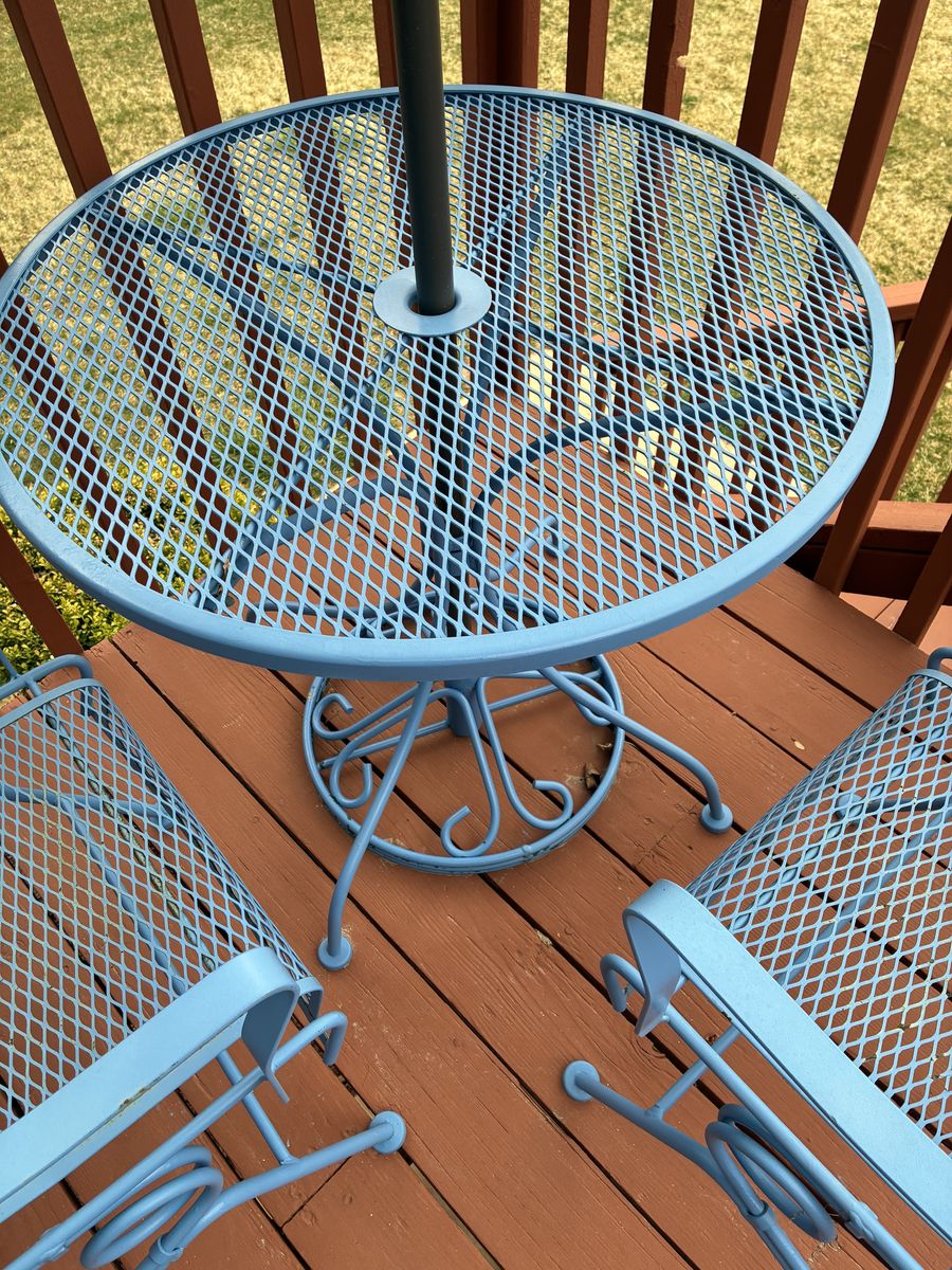 Metal Patio Table And Chairs