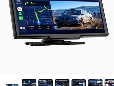 LAMTTO RC06 9.26" Wireless Car Stereo with CarPlay, Android Auto & Dual Cameras
