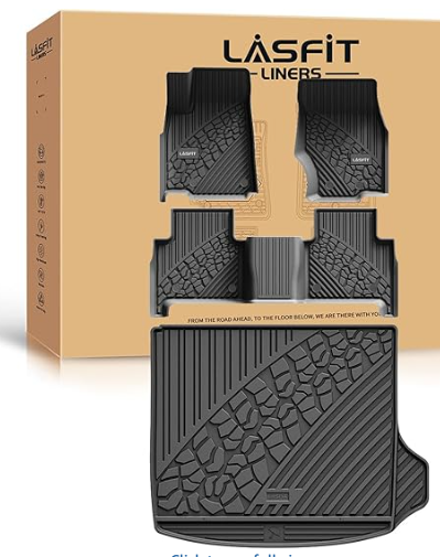 LASFIT Floor Mats & Trunk Mat for Jeep Cherokee