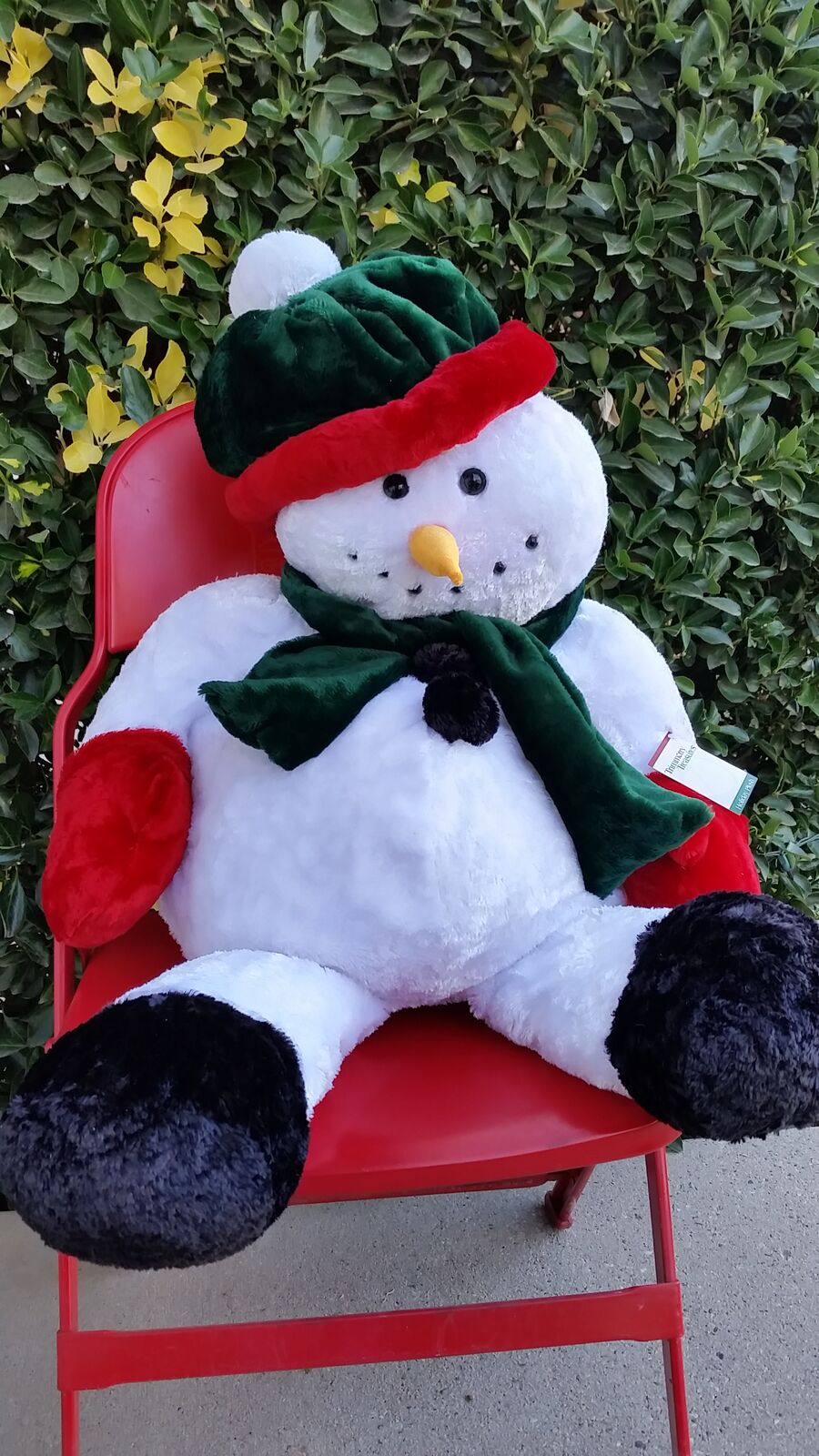 NEW Large Plush Frosty The Snowman