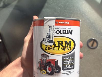 1 Gallon Orange Tractor Paint