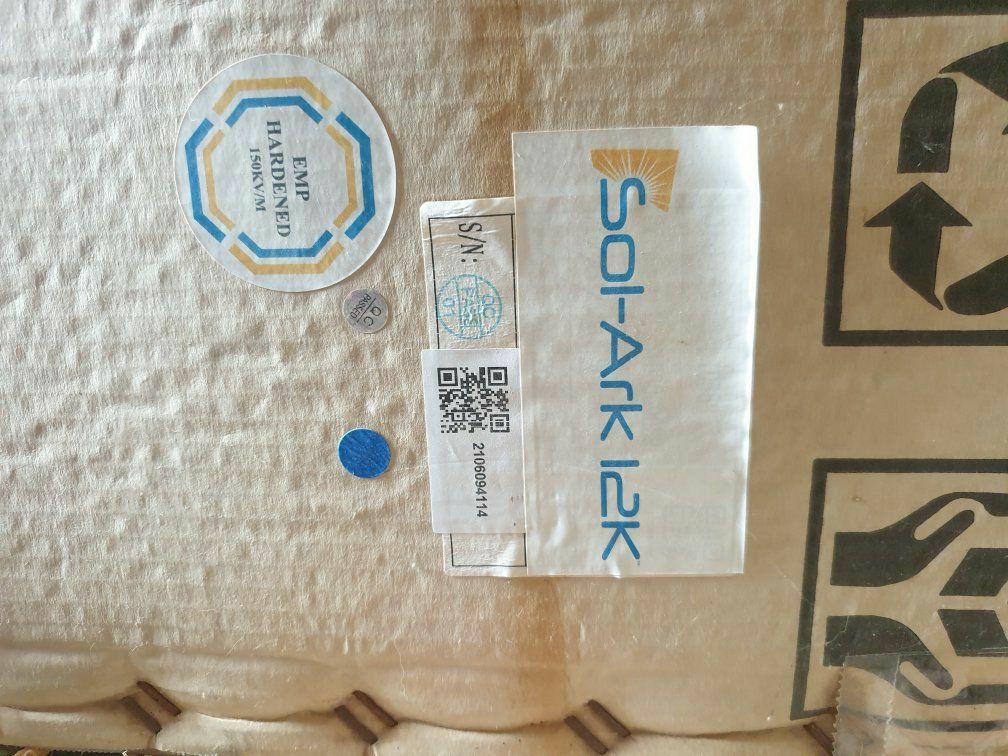 Sol-Ark 12K Inverter (New Condition, Unused) with free AGM Batteries