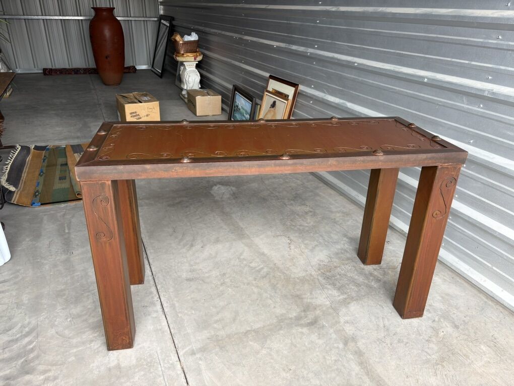 Entry Table, large, all metal