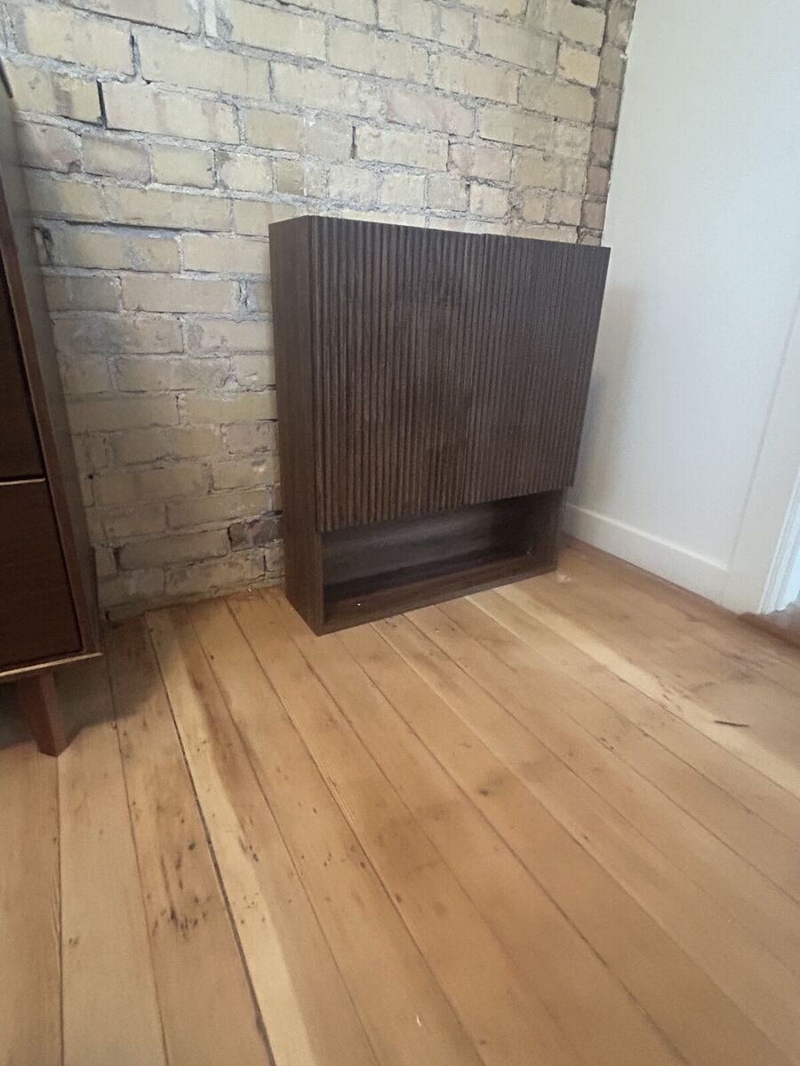 26 inch wall mounted bathroom cabinet - mid century modern vanity