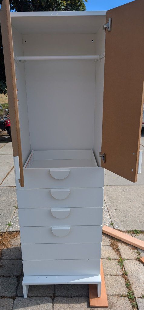 IKEA Smastad System with Cork Doors - 2 Door, 6 Drawer